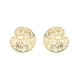 Pendientes High Line Marina García Plata Baño de Oro | 91143PD