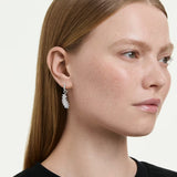 Pendientes Pluma Swarovski Vienna Baño de Rodio Cristales y Circonita | 5754272