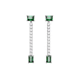 Pendientes Swarovski Matrix Baño Rodio Circonitas | 5665786