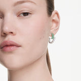 Pendientes de Aro Tallas Mixtas Swarovski Matrix Baño Rodio Circonitas | 5732264
