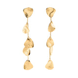 Pendientes Largos AGATHA París Calma Baño Oro 18K | 02380799-157-TU