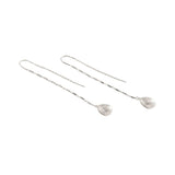Pendientes largos Agatha París Calma Plateado | 02351525-064-TU