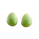 Pendientes Largos AGATHA París Calma Verde Dorado | 02380802-658-TU