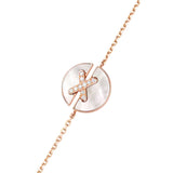 Pulsera Chaumet Jeux de Liens Harmony Oro Rosa Nácar Diamantes | 084231
