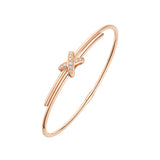 Pulsera Rígida Chaumet Jeux de Liens Oro Rosa y Diamantes | 081776