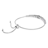 Pulsera Degradado Tallas Redondas Swarovski Matrix Baño Rodio Circonitas | 5690677