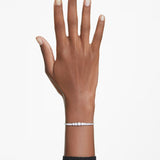 Pulsera Degradado Tallas Redondas Swarovski Matrix Baño Rodio Circonitas | 5690677
