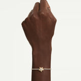 Pulsera Estrella Swarovski Sublima Plata Dorada Circonita | 5760559