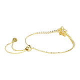 Pulsera Estrella Swarovski Sublima Plata Dorada Circonita | 5760559