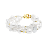Pulsera Marina García Casilda Plata Bañada en Oro Perlas Cultivadas | 90830UD