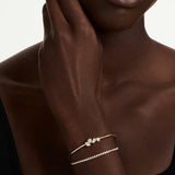 Pulsera Swarovski Mesmera Plata Dorada Con Circonita | 5747953