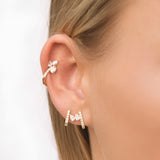 Pendiente Individual Piercing Gold&Roses Saudade Oro Rosa 18K Diamantes | GR-426.3