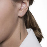 Pendientes Gold&Roses Sunrise Balance oro rosa 18kt perla cultivada | GR-052.3