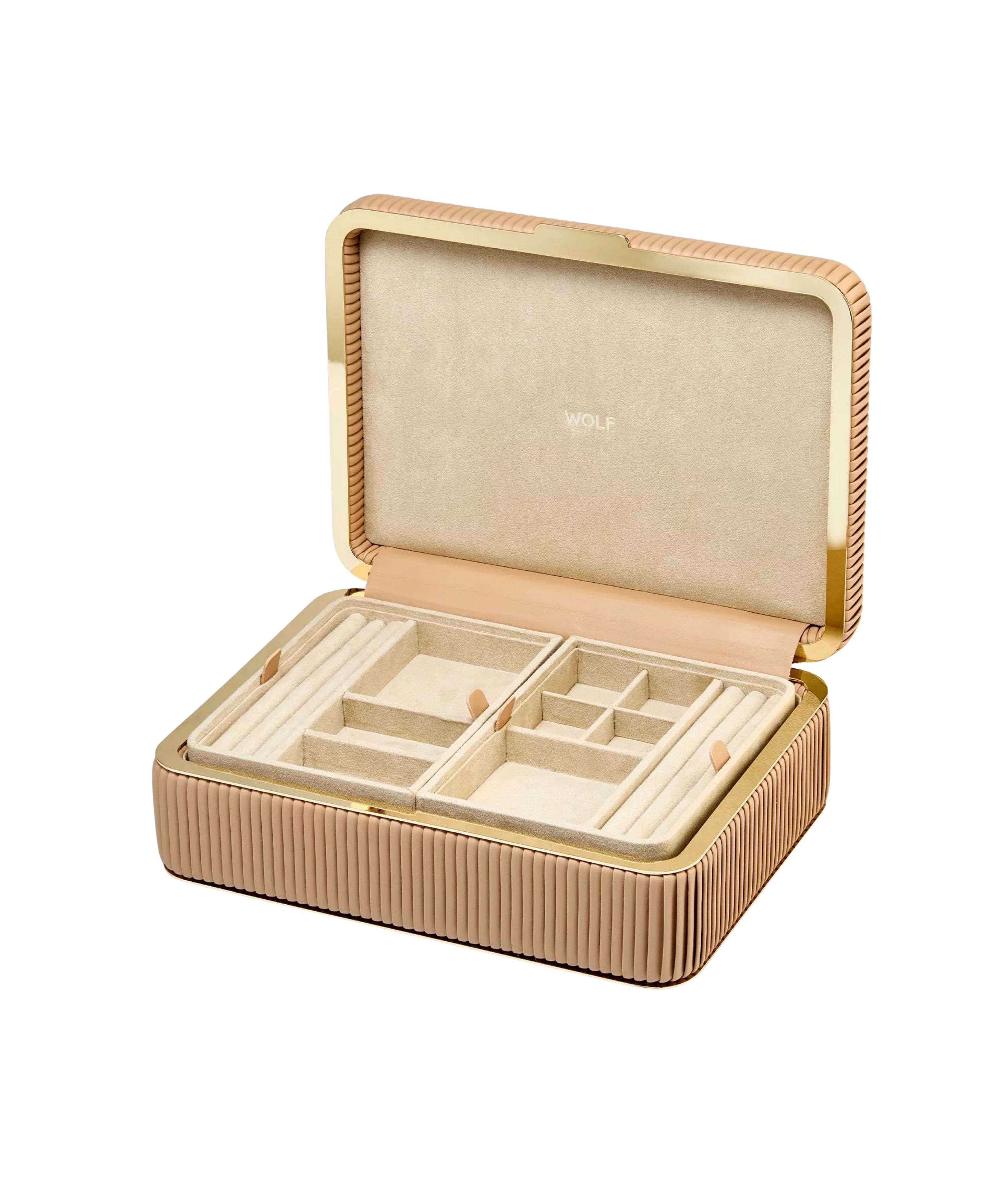 Joyero WOLF Bella Clásico Camel | 781029