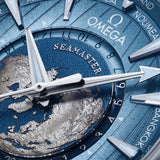 OMEGA Seamaster Aqua Terra 150M Worldtimer Summer Blue Acero 43 mm | 220.10.43.22.03.002