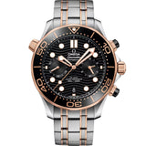 OMEGA Seamaster Diver 300M Chronograph Co-Axial Master Chronometer Sedna Gold 44 mm | 210.20.44.51.01.001