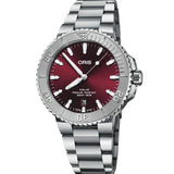 ORIS Aquis Date Relief Rojo Acero 41,50 mm | 01 733 7766 4158-07 8 22 05PEB