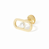 Pendiente Individual dinh van Maillon Perle Oro Amarillo Perla de Akoya | 860101U