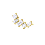 Pendiente Trepador Shapes LECARRÉ Oro con Diamantes | GB232OA.00