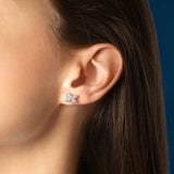 1/2 Pendiente Jeux de Liens Oro Rosa y Nácar Chaumet