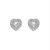 Pendientes Ariana Grande x SWAROVSKI Corazón Blanco con Baño de Rodio | 5720859