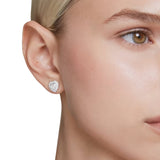 Pendientes Ariana Grande x SWAROVSKI Corazón Blanco con Baño de Rodio | 5720859
