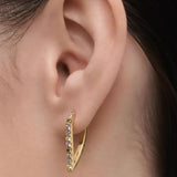 Pendientes de Aro Gloss Multicolor PDPAOLA Plata con Baño de Oro 18K | AR01-G26-U