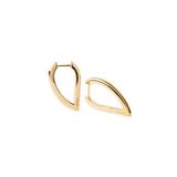 Pendientes de Aro Vento Mini PDPAOLA Plata con Baño de Oro 18K | AR01-G25-U