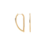 Pendientes de Aro Vento PDPAOLA Plata con Baño de Oro 18K | AR01-G31-U