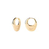 Pendientes de Aro Volcano PDPAOLA Plata con Baño de Oro 18K | AR01-C29-U