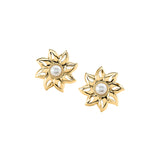 Pendientes de Clip AGATHA París Nº13 Perla Sol Dorado Vintage | 02380702-294-TU