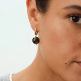 Pendientes Criollas Royal AGATHA París Aro y Bola Minimalista |  2370350-173-TU