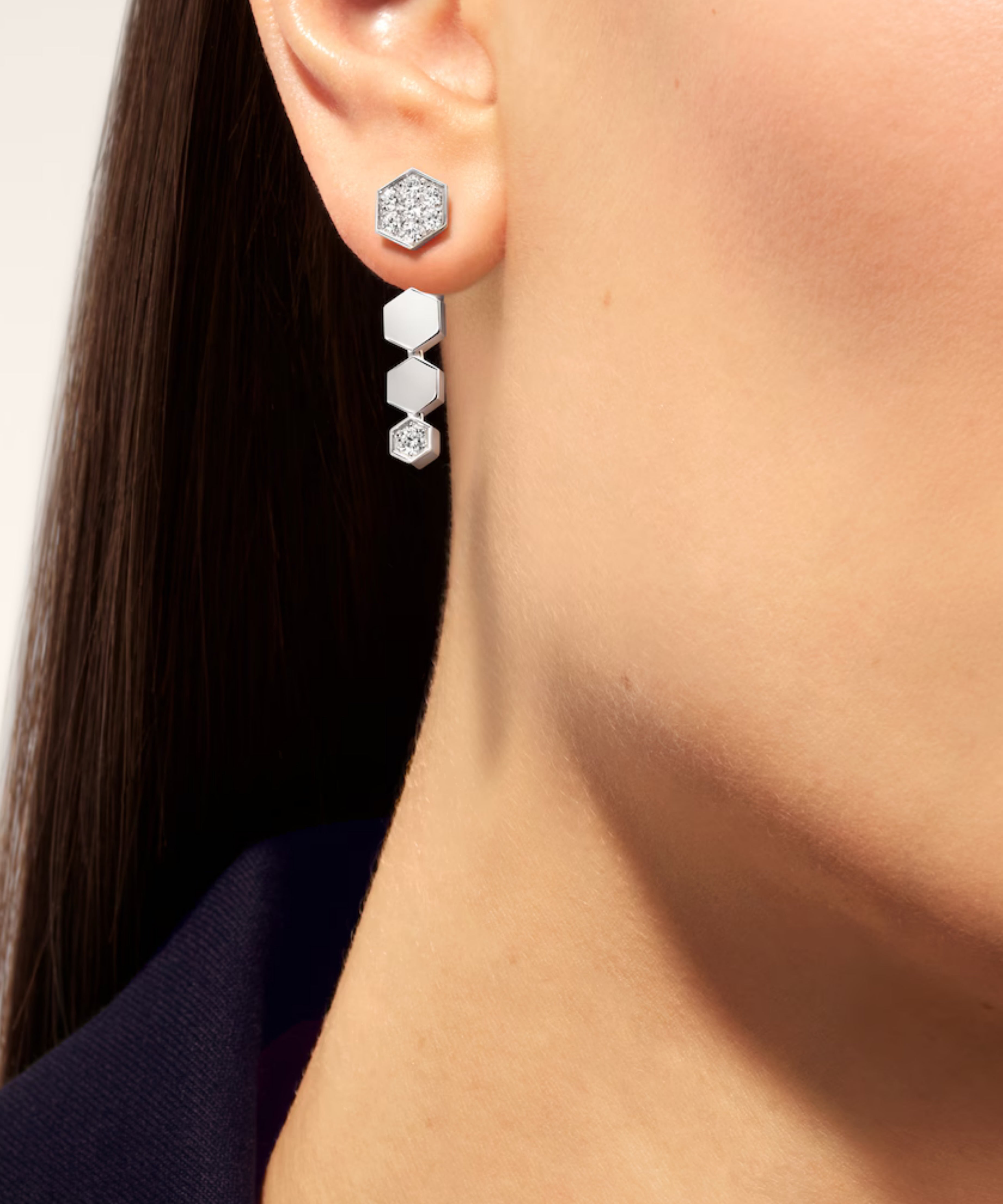 Pendientes Bee de Chaumet Oro Rosa 18K y Diamantes | 085202