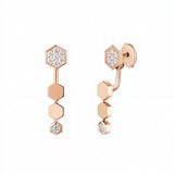 Pendientes Bee de Chaumet Oro Rosa 18K y Diamantes | 085202