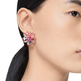 Pendientes Florere SWAROVSKI Flor Rosa con Baño Tono Oro | 5650563