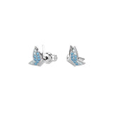 Pendientes Idyllia Lilia SWAROVSKI Mariposa Azul con Baño de Rodio | 5662183