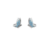 Pendientes Idyllia Lilia SWAROVSKI Mariposa Azul con Baño de Rodio | 5662183