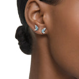 Pendientes Idyllia Lilia SWAROVSKI Mariposa Azul con Baño de Rodio | 5662183