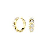 Pendientes Imber SWAROVSKI Aro Blanco con Baño Tono Oro | 5711483
