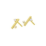 Pendientes LECARRÉ Oro Amarillo con Diamantes | GB218OA.00