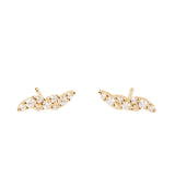 Pendientes PDPAOLA Natura Trepador Plata Baño Oro | AR01-808-U