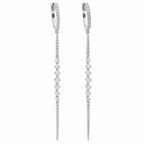 Pendientes Largos Cascada de Diamantes