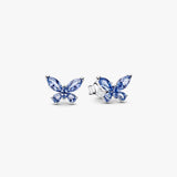 Pendientes de Botón PANDORA Mariposa Azul - 294230C01