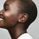 Pendientes de Botón PANDORA Brillante Copo de Nieve - 299239C01