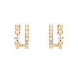 Pendientes PDPAOLA Rubi Plata Baño Oro | AR01-805-U