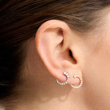 Pendientes Sasa S Gold&Roses Oro Rosa 18K Diamantes | GR-522.3