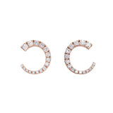 Pendientes Sasa S Gold&Roses Oro Rosa 18K Diamantes | GR-522.3