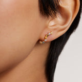 Pendientes PDPAOLA Tuscany Plata Baño Oro | AR01-557-U