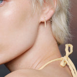 Pendientes LeCarré Hoja Oro y Diamantes