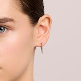 Pendientes LeCarré Hoja Oro y Diamantes